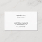 Vliegpende pan visitekaartje (Achterkant)