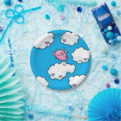 Vliegpingstanks op bord van wolken (Feest)