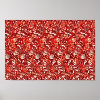 Vliegpuck - Verborgen 3D-druk Poster
