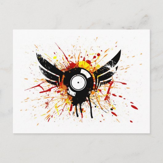 Vliegrecord Briefkaart (Voorkant)