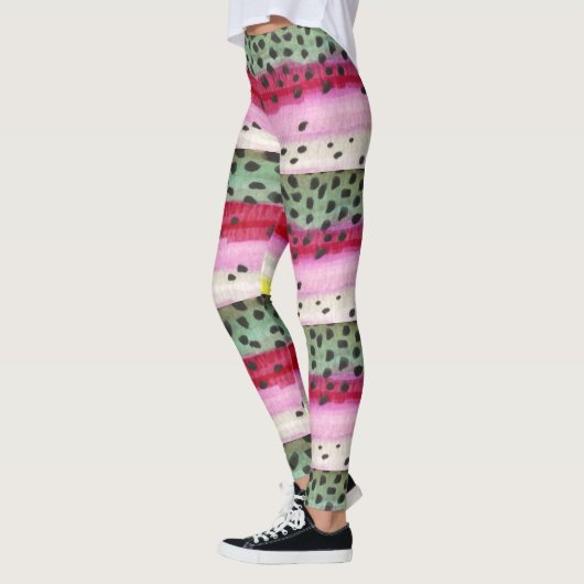Vliegregenboogforel Ichthyology Geweldige Leggings (Links)