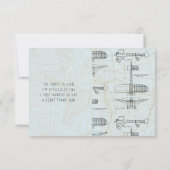  vliegreis | Hartelijk dank Bedankkaart (Achterkant)