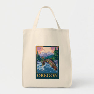 Vliegscène — Vintage Travel Poster Tote Bag