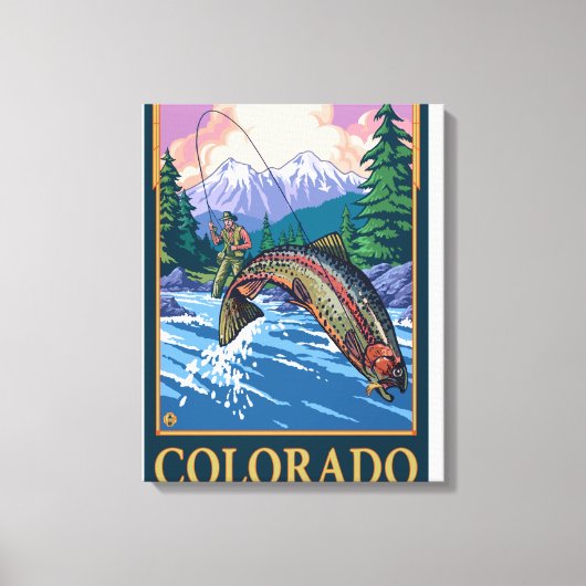 VliegscèneColorado Canvas Afdruk (Voorkant)