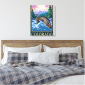 VliegscèneColorado Canvas Afdruk (Insitu (Slaapkamer))