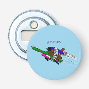 Vliegschildpad Button Flesopener