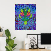 vliegschildpad poster (Thuiskantoor)