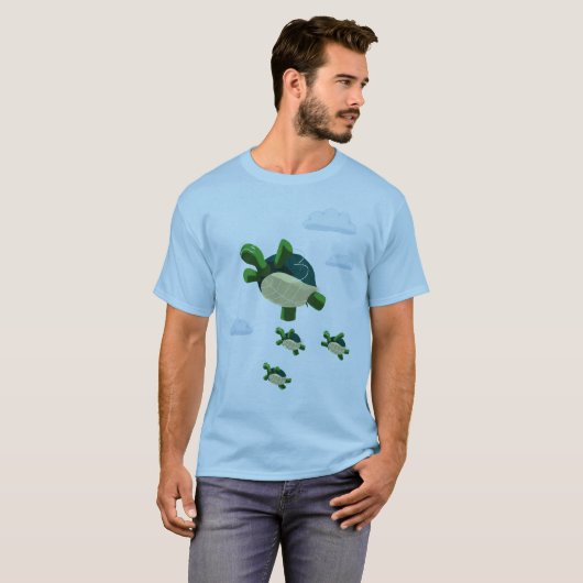 Vliegschildpad T-shirt (Voorkant volledig)