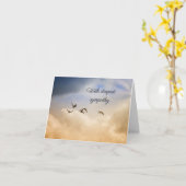 VLIEGSYMPATHIE KAART (Gele Bloem)