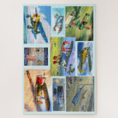  vliegtuig 20x30 puzzel met 1014 stuks legpuzzel (Verticaal)