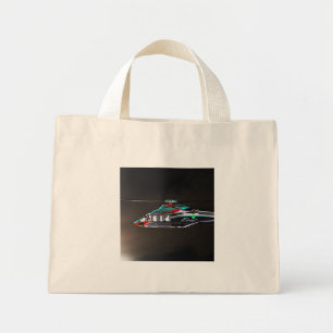 Vliegtuig 2 ttcn mini tote bag