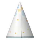 Vliegtuig boven Teddy Bear Animal Planthday Feesthoedjes (Achterkant)