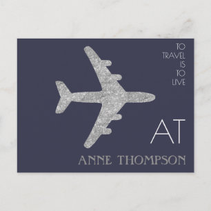 vliegtuig briefkaart