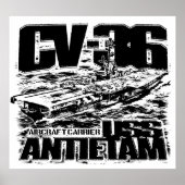 Vliegtuig carrier Antietam Poster (Voorkant)