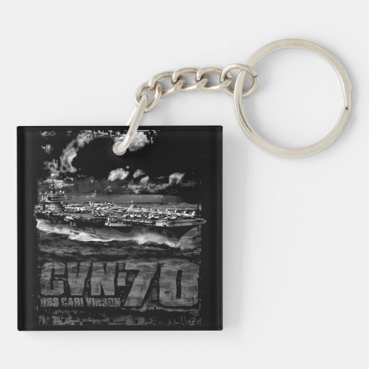Vliegtuig carrier Carl Vinson Sleutelhanger (Achterkant)