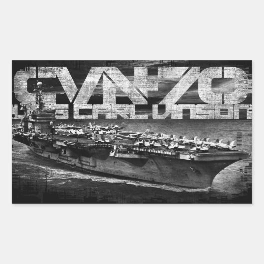Vliegtuig carrier Carl Vinson Sticker (Voorkant)