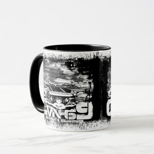 Vliegtuig carrier Dwight D. Eisenhower-Mok Mok (Voorkant links)