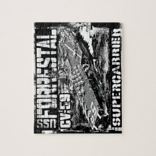 Vliegtuig carrier Forrestal Jigzaag Puzzle Puzzle Legpuzzel