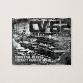 Vliegtuig carrier Independence Fuji puzzel (Horizontaal)