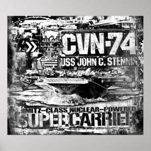 Vliegtuig carrier John C. Stennis Poster Poster