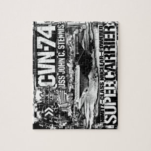 Vliegtuig carrier John C. Stennis Puzzle Legpuzzel