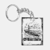 Vliegtuig carrier Lexington Aif sleutelhanger (Voorkant Links)