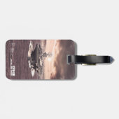 Vliegtuig carrier Nimitz Aif luggagetag Bagagelabel (Achterkant horizontaal)