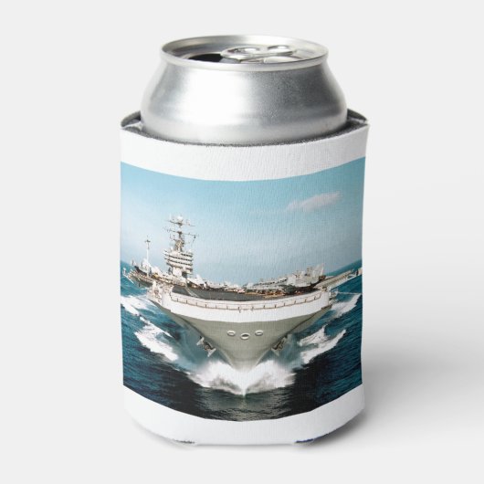 Vliegtuig Carrier oorlogsschip Blikjeskoeler (Blikje Voorkant)