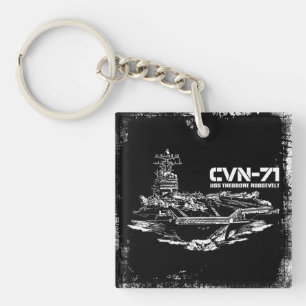 Vliegtuig carrier Theodore Roosevelt Aif sleutelha Sleutelhanger