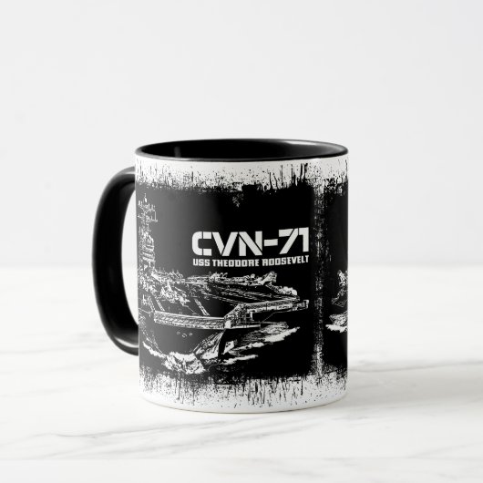 Vliegtuig carrier Theodore Roosevelt Mok (Voorkant links)
