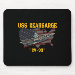 Vliegtuig Carrier Uss Kearsarge CV-33 Veteran Day Muismat