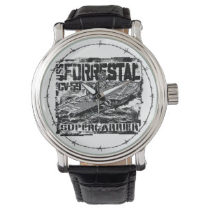 Vliegtuig carrier van Forrestal eWatch Horloge