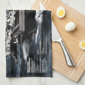 Vliegtuig carrier van Theodore Roosevelt Hand Towe Theedoek (Quarter Fold)