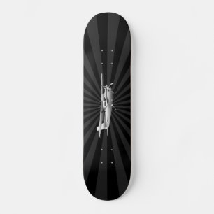 Vliegtuig Classic Cessna Silhouette Sunburst Skateboard
