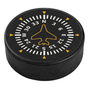 Vliegtuig Compass Flight Instrument Hockey Puck