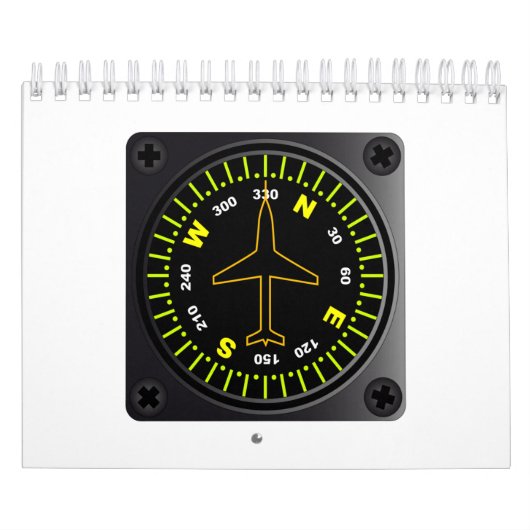 Vliegtuig Compass Kalender (Hoes)