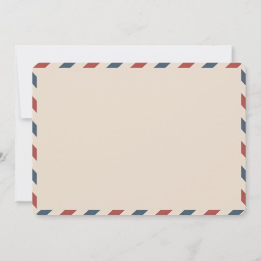 vliegtuig dat over de hele wereld in wolken vlieg (Achterkant)