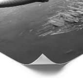 Vliegtuig dat over New York vliegt Poster (Hoek)