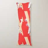 Vliegtuig die WPA Kleurrijk vliegen Lichaamskussen (Voorkant Verticaal)