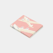 Vliegtuig die  WPA Kleurrijk vliegen Post-it® Notes (Schuin)