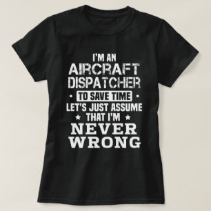 Vliegtuig Dispatcher T-shirt