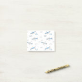 vliegtuig doedele post-it® notes (Op bureau)