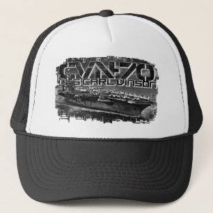 Vliegtuig drager Carl Vinson Trucker Hat Pet