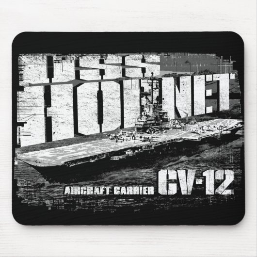 Vliegtuig drager Hornet Mousepad Muismat (Voorkant)