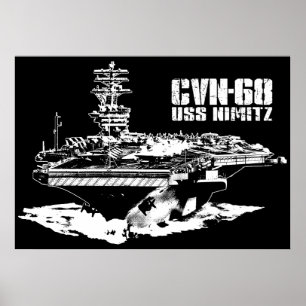 Vliegtuig drager Nimitz Print