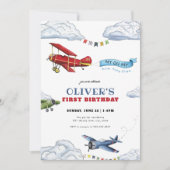 vliegtuig eerste uitnodiging op zaterdag (Voorkant)