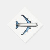 Vliegtuig - Emoji Servet (Hoek)