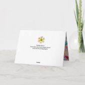 VLIEGTUIG FEESTDAGEN KAART (Achterkant)