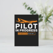 Vliegtuig Fun Airplane Funny Pilot Loading Briefkaart (Staand voorkant)