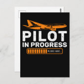 Vliegtuig Fun Airplane Funny Pilot Loading Briefkaart (Voorkant / Achterkant)